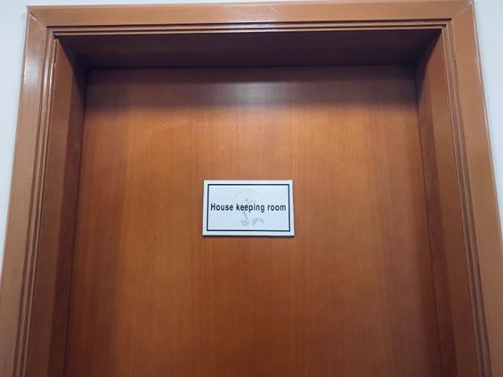 HOUSE KEEPING ROOM